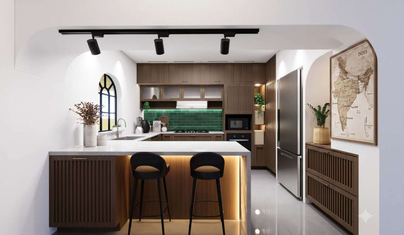 Modern luxury home interior designed by one of the leading interior companies in India featuring custom furniture, elegant lighting, and premium interior finishes.