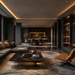 Interior designer planning a modern interior design project