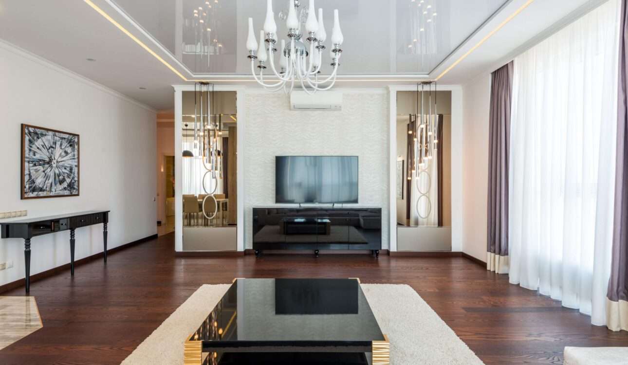 Home interior designers in Vizag creating a modern luxury living room