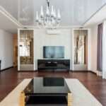 Home interior designers in Vizag creating a modern luxury living room