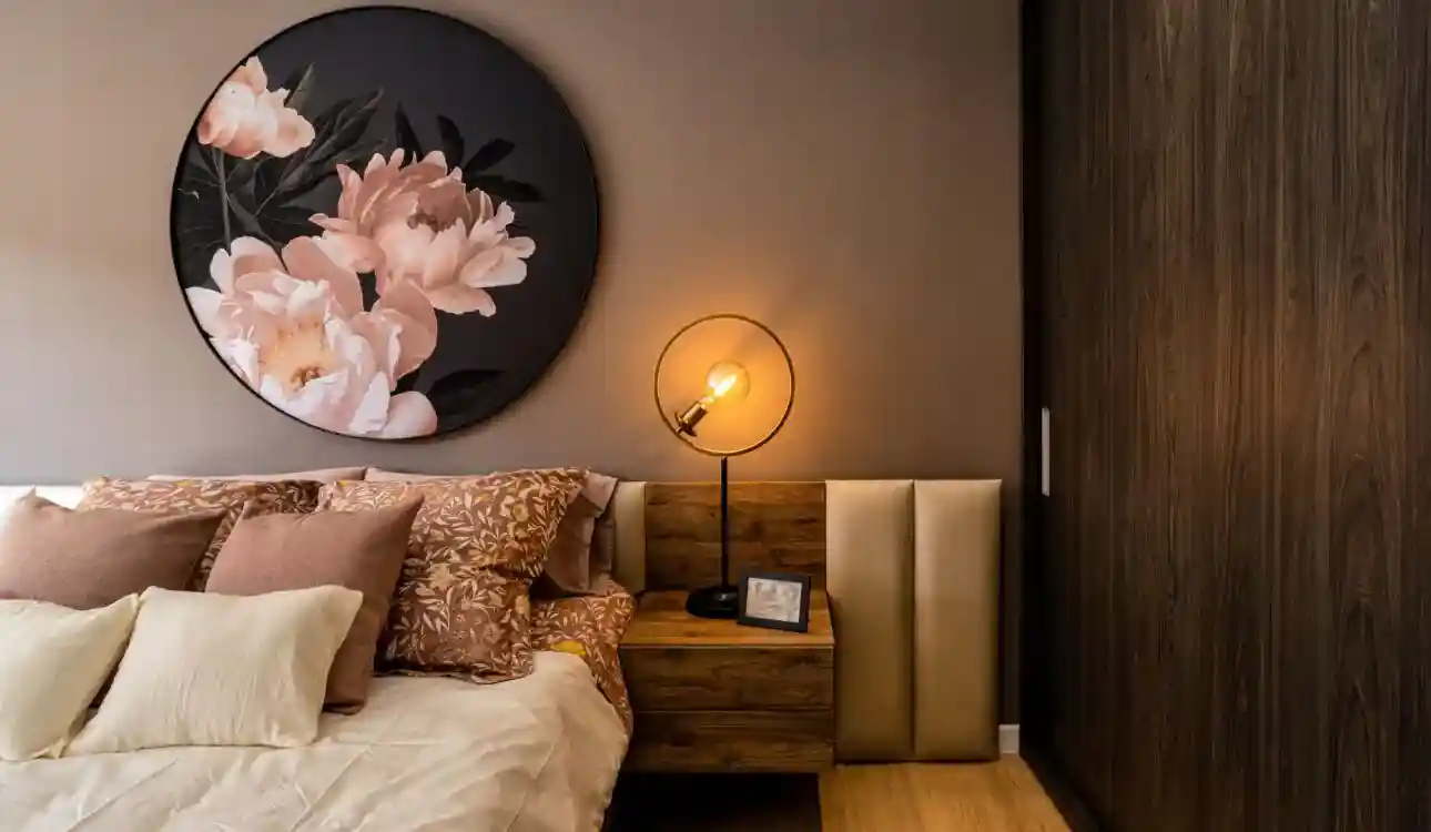 Wall painting design in Vizag for a modern luxury living room