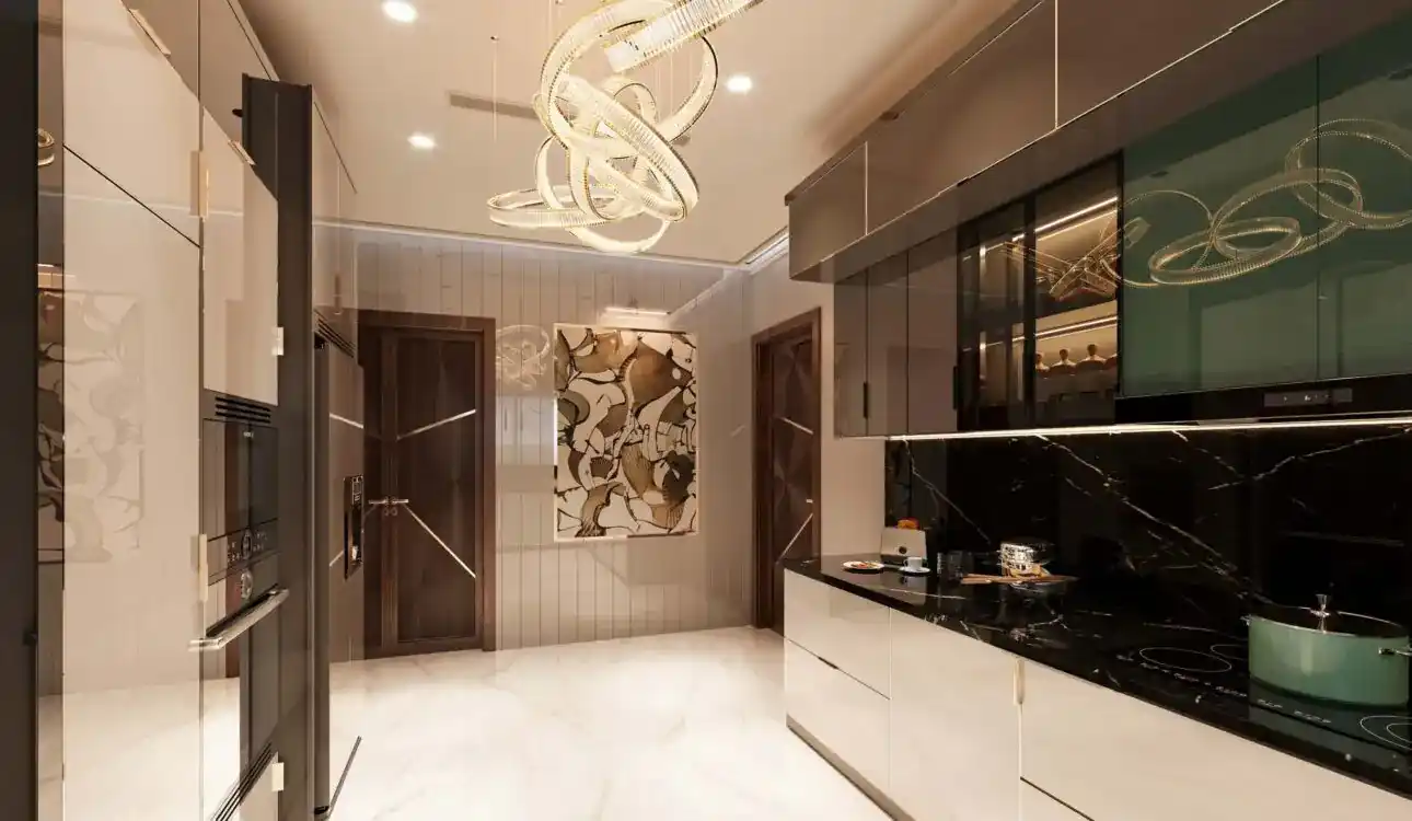Modern modular kitchen design in Vizag