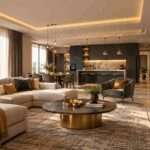 How to interior design a house with modern living room furniture and decor