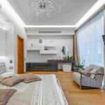 Modern fall ceiling design in Vizag for living room