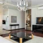Modern home interior in Vizag with elegant living room design