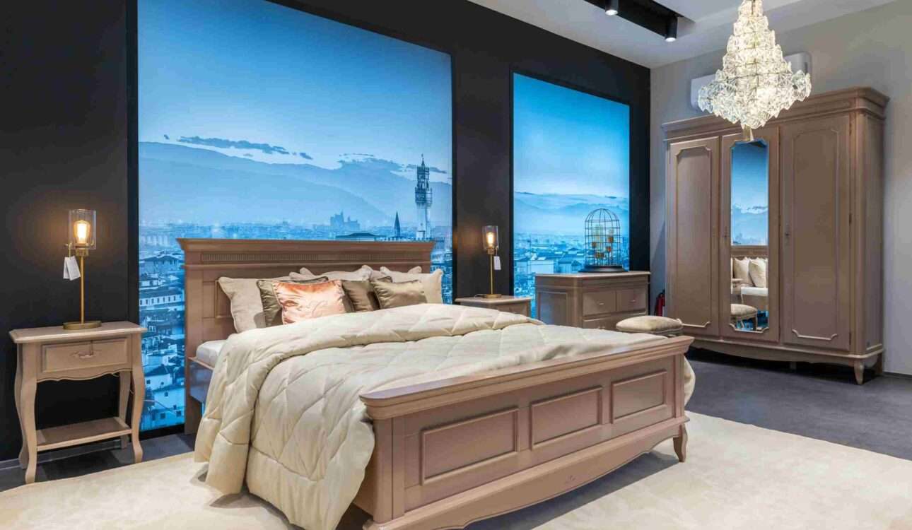 Modern bedroom cupboard design combining stylish finishes, practical storage, and a contemporary look.