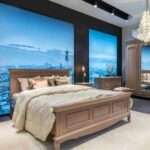 Modern bedroom cupboard design combining stylish finishes, practical storage, and a contemporary look.